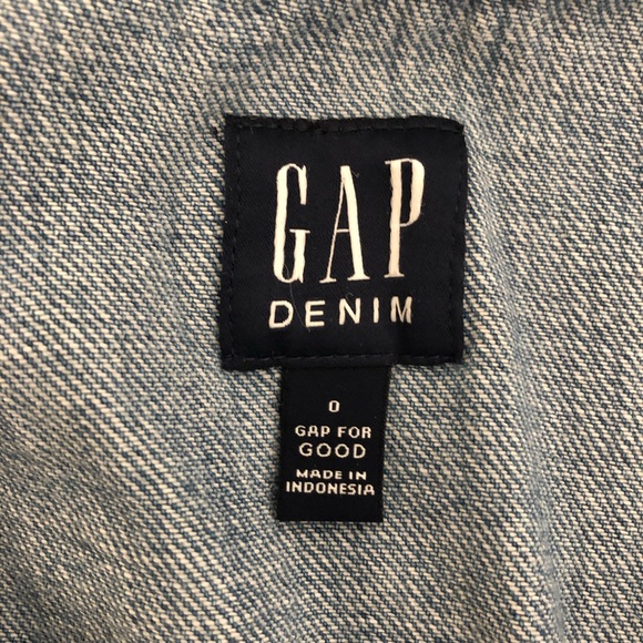 Gap Denim Button Up Vest - Picture 4 of 5